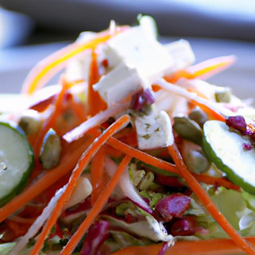 Carrot and Goat Cheese Salad