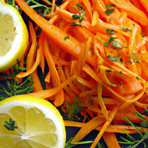 carrot and lemon salad