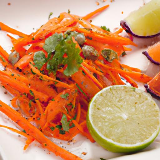 carrot and lime salad