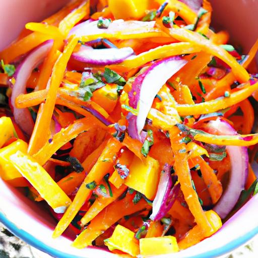 carrot and mango salad