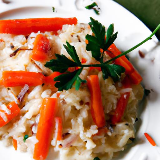 Carrot and Parmesan Risotto