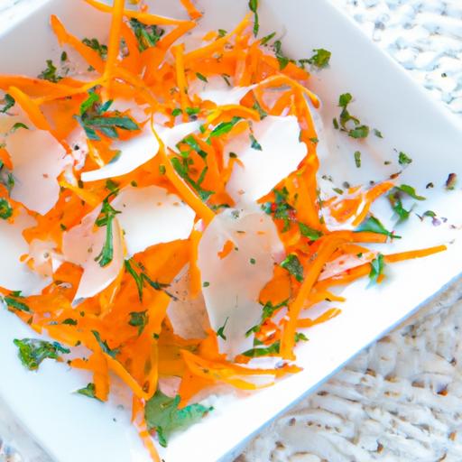 carrot and parmesan salad