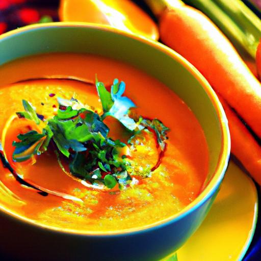 carrot and red pepper soup