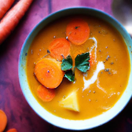 carrot and sweet potato soup