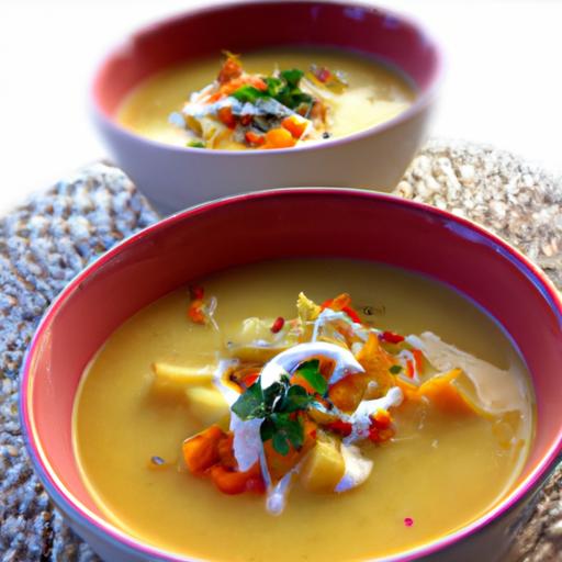 carrot and sweetcorn soup