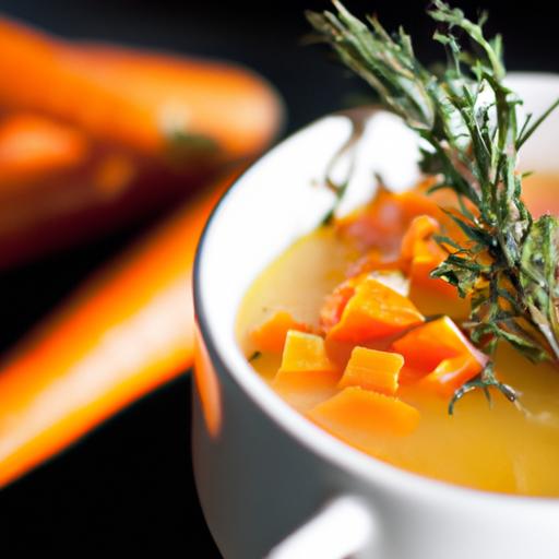 carrot and thyme soup