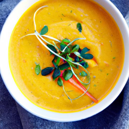 carrot and turmeric soup