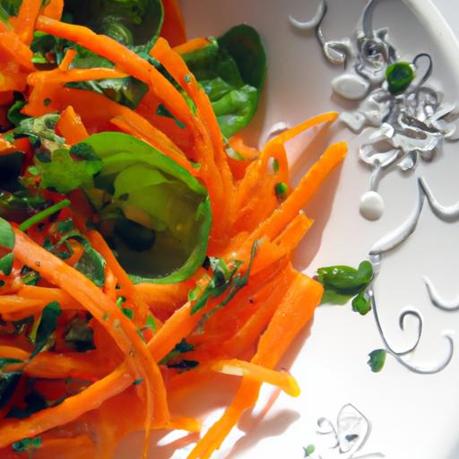 carrot and watercress salad