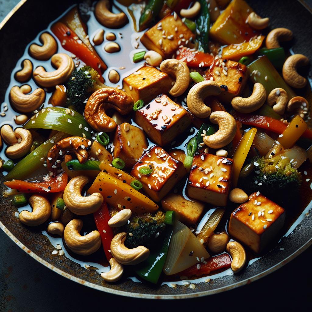 Cashew and Tofu Stir Fry