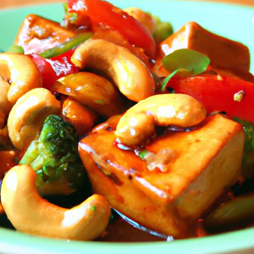 cashew tofu stir fry