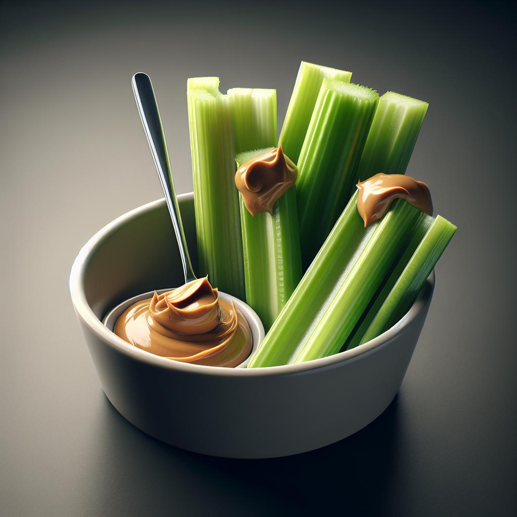 celery and peanut butter