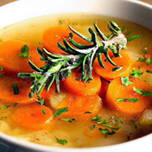 celery root and carrot soup