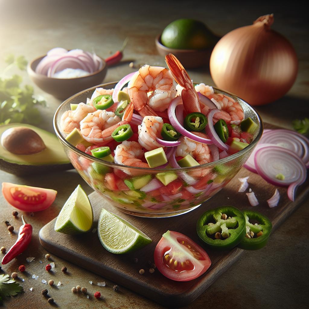 ceviche de camarones