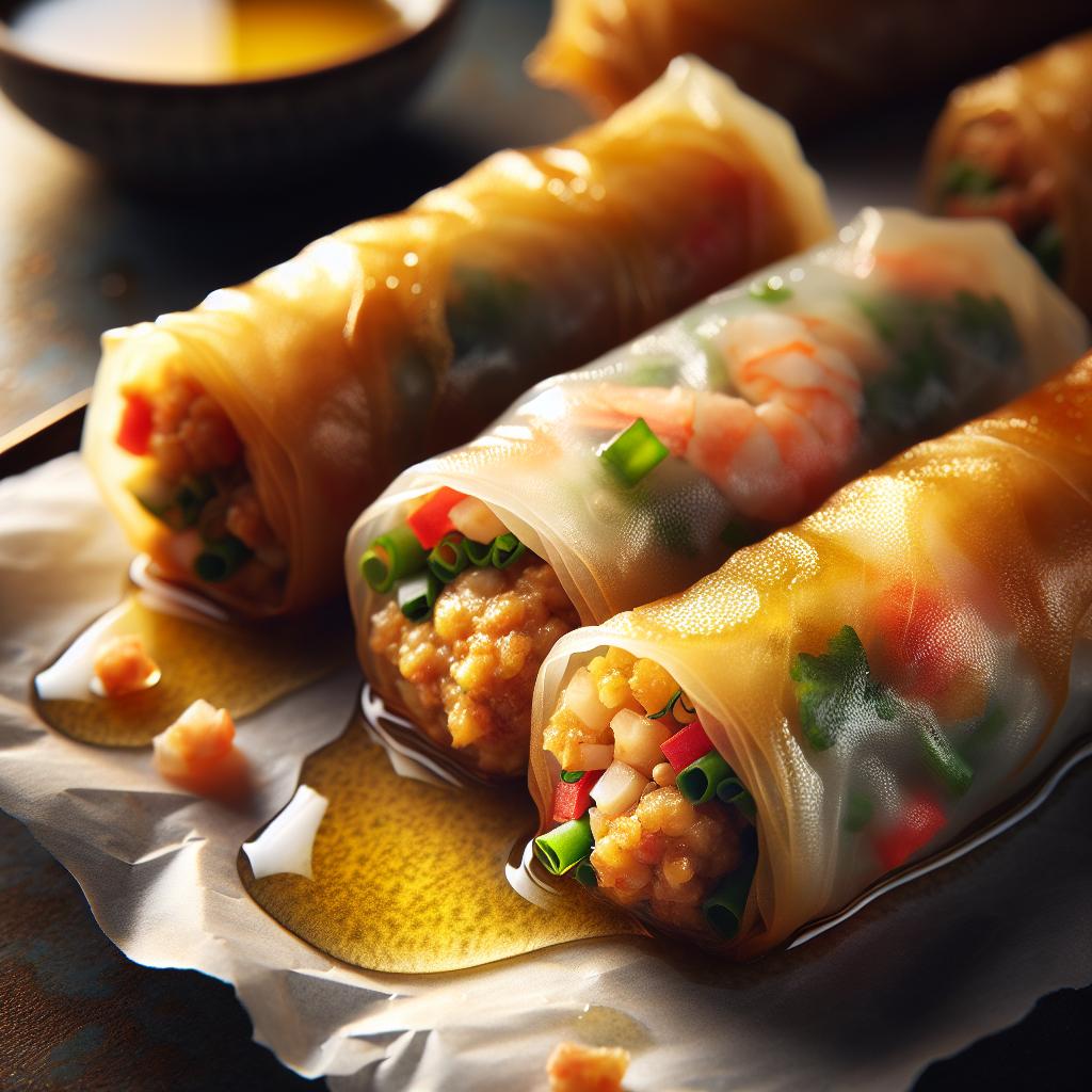 cha gio (vietnamese fried spring rolls)