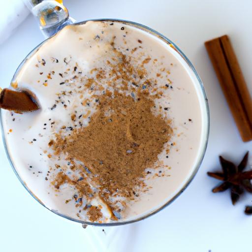 chai tea latte milkshake