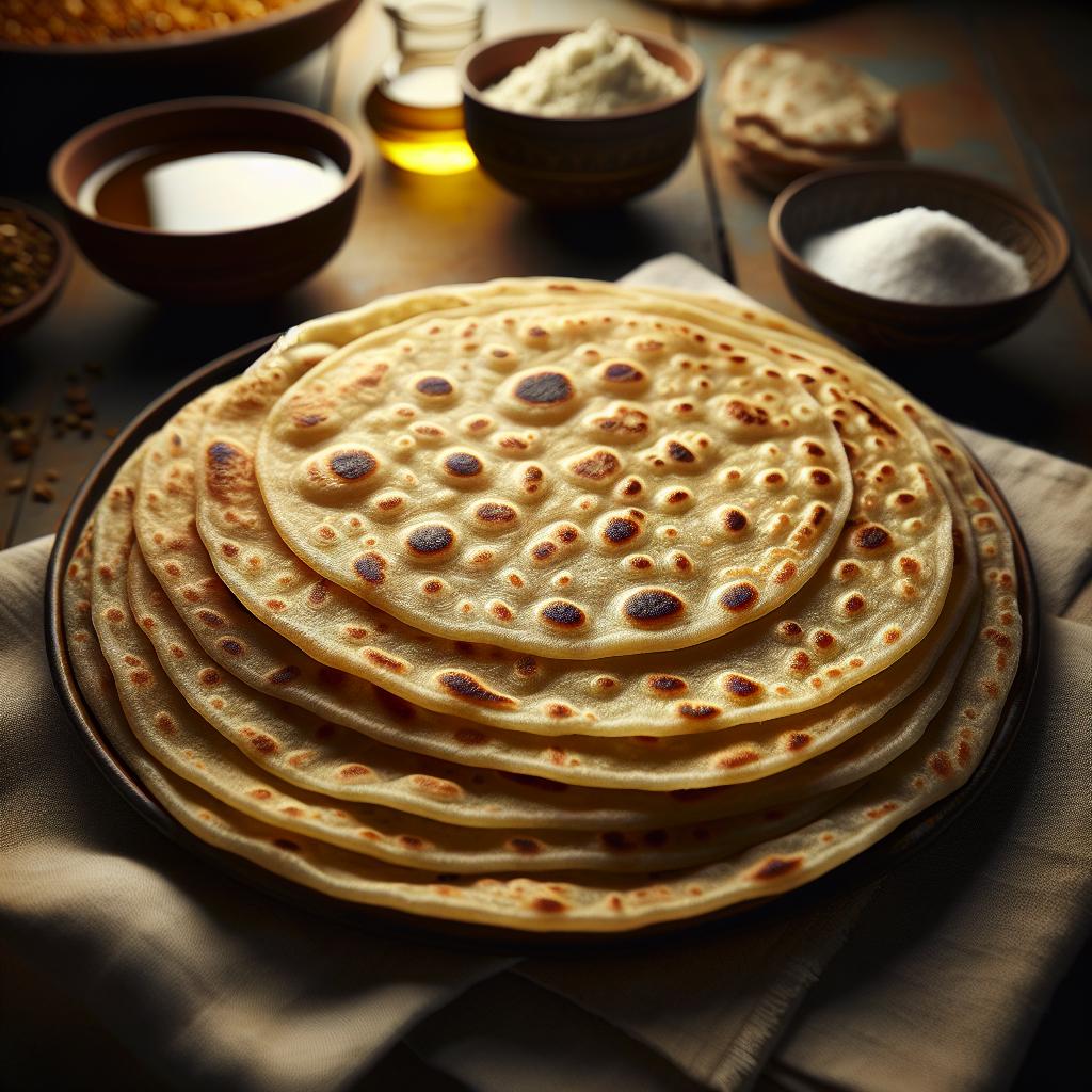 chapati (whole wheat flatbread)