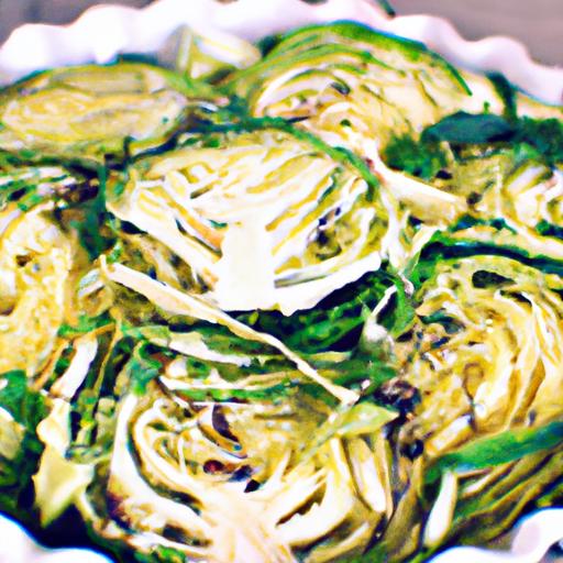 Charred Cabbage with Tahini Sauce