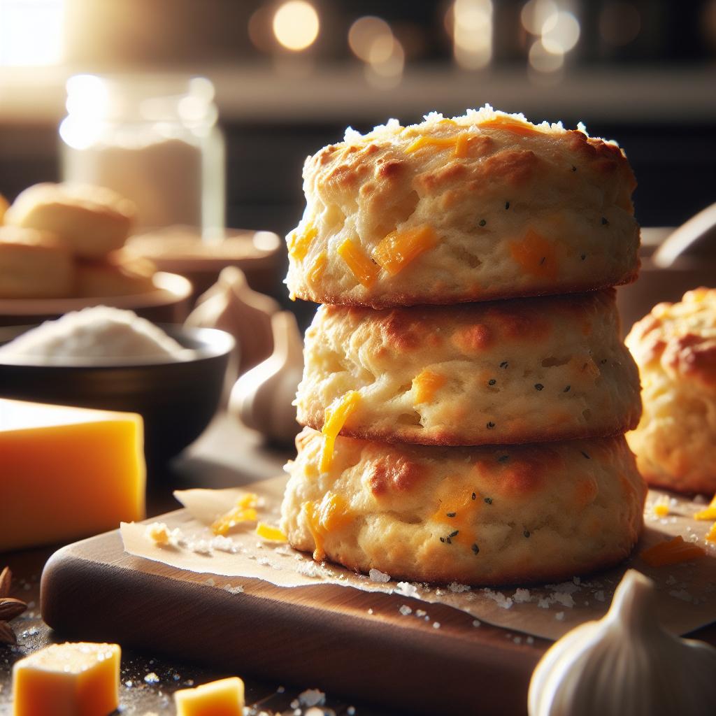 Cheddar Garlic Biscuits