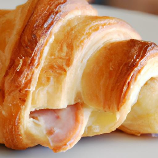 cheese and ham croissant