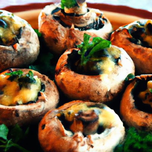 cheese stuffed mushrooms