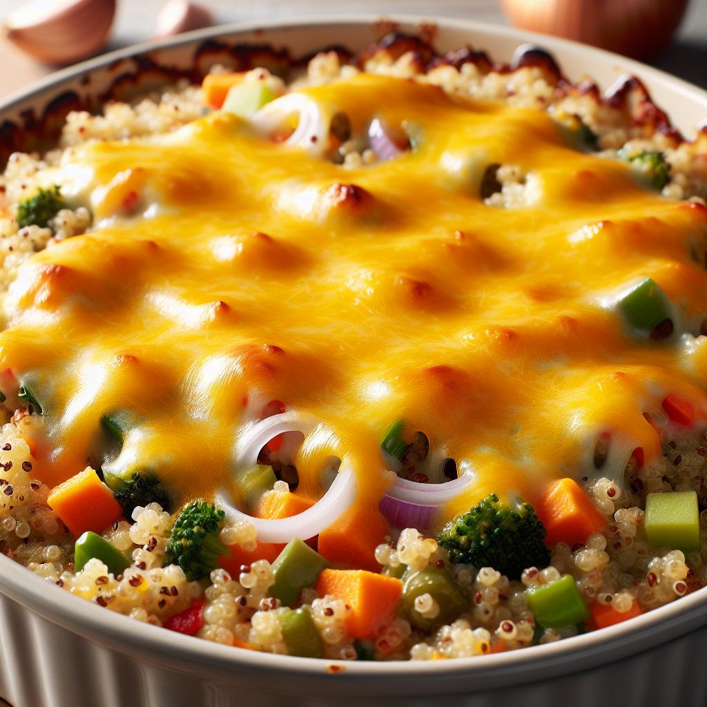 Cheesy Quinoa Casserole