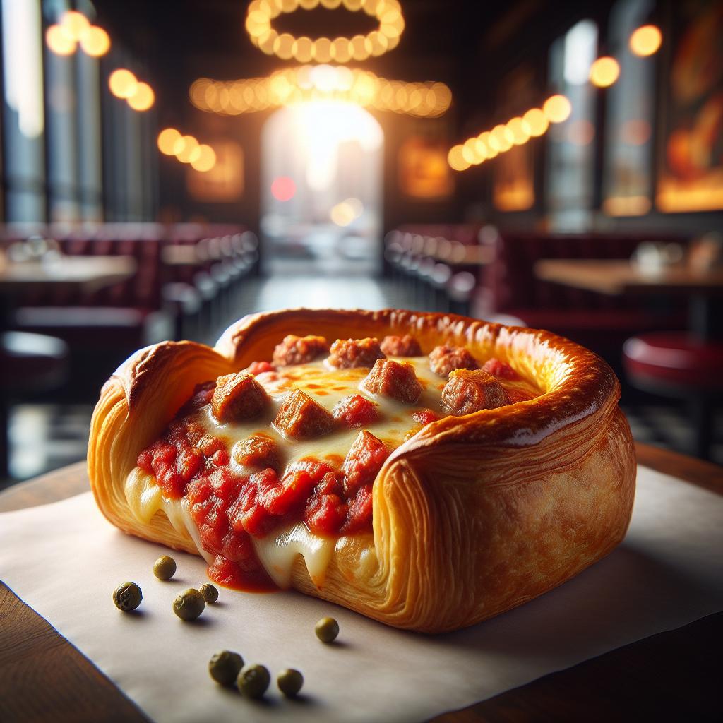 Chicago Style Pizza Puff