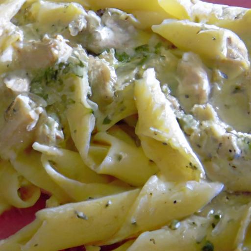 chicken alfredo with pasta