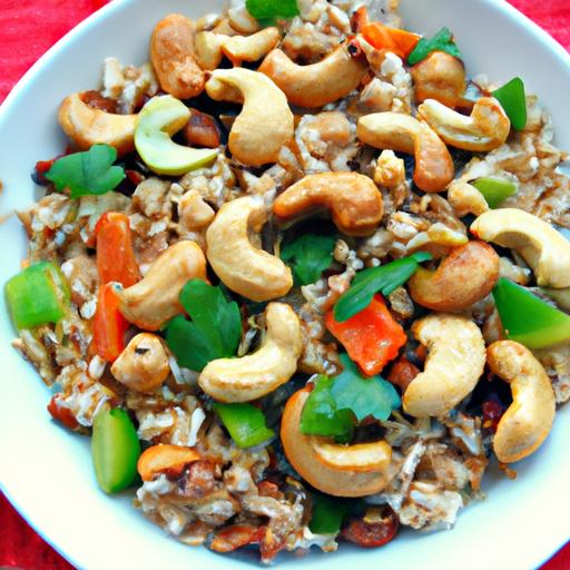 chicken and cashew fried rice