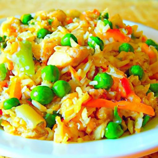 chicken fried rice with basmati rice