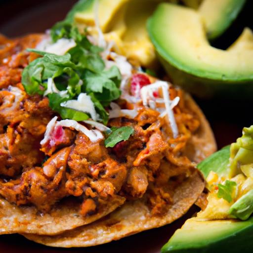 chicken tinga tostadas