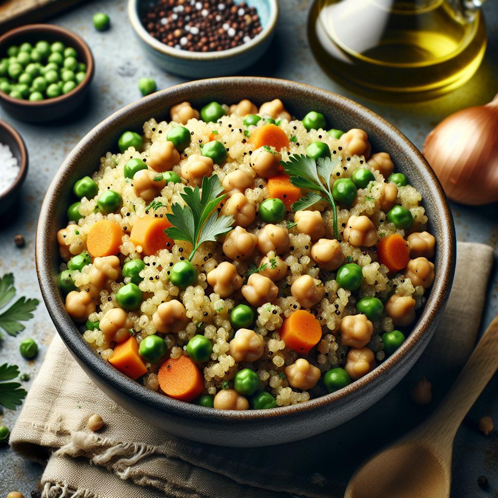 Chickpea Quinoa Pilaf