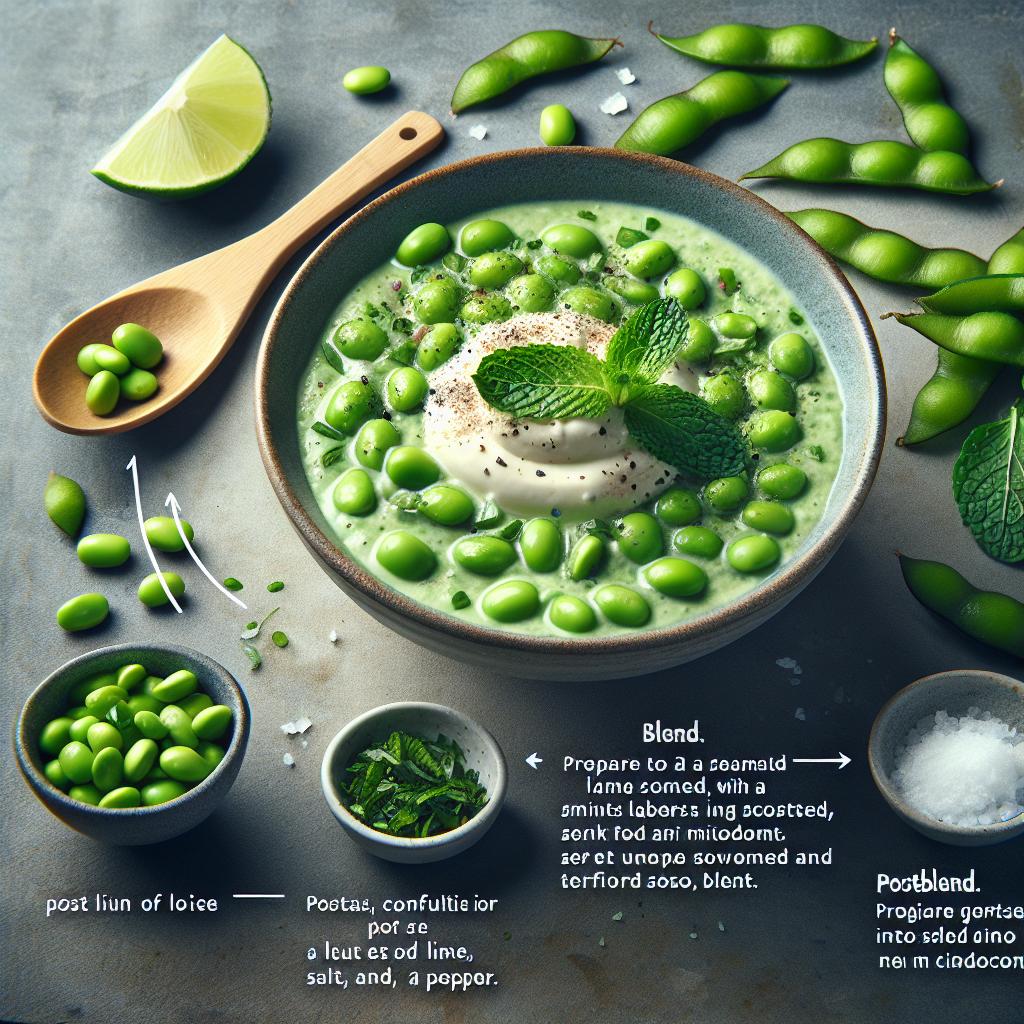 Chilled Edamame Soup