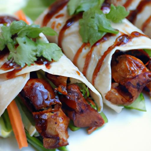 chinese bbq spare rib wraps