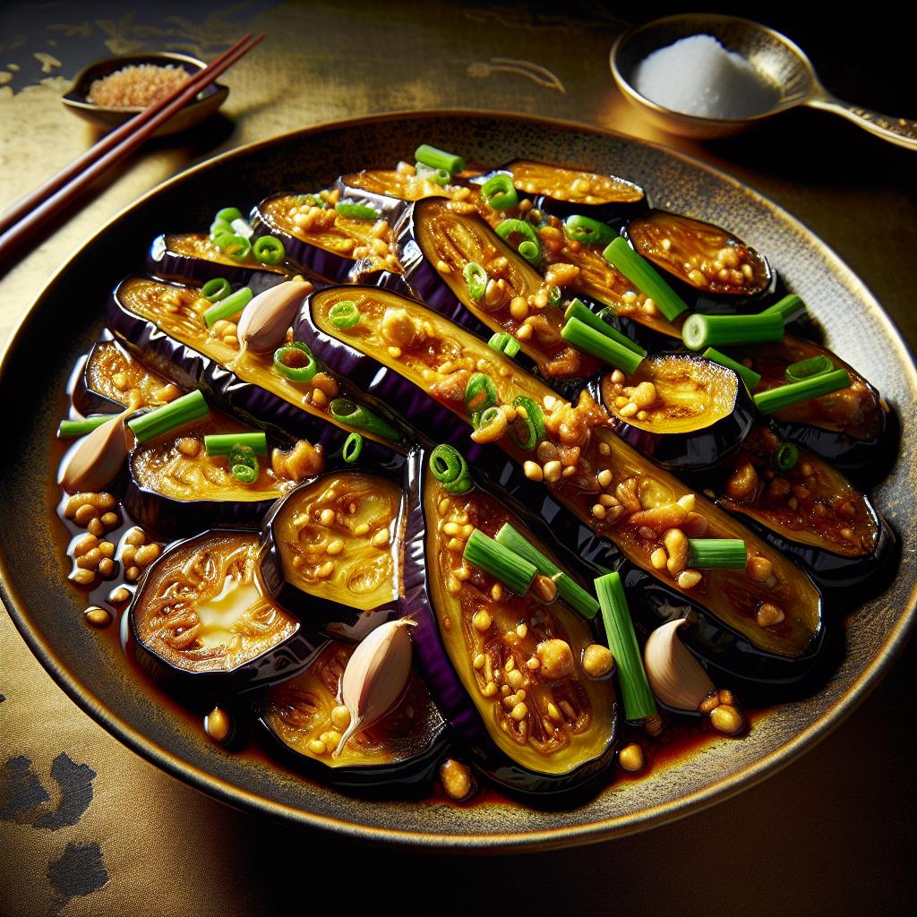 chinese eggplant with garlic sauce