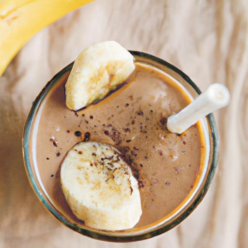 chocolate banana protein shake