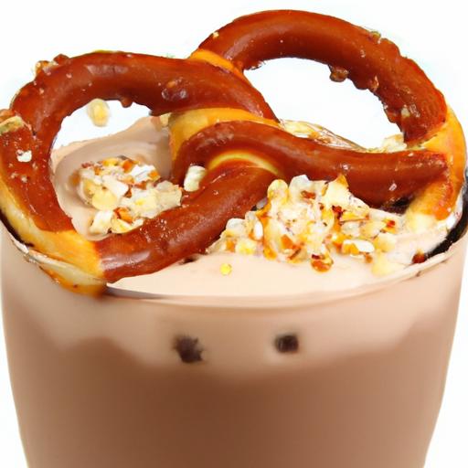 Chocolate Caramel Pretzel Milkshake