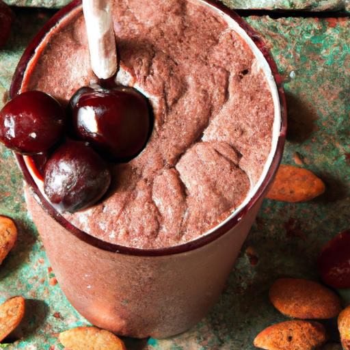 chocolate cherry protein shake