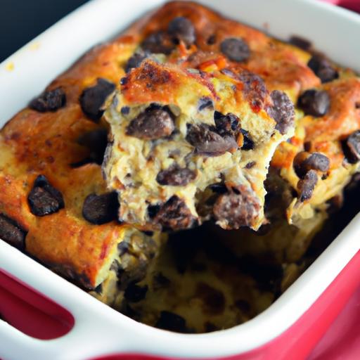 chocolate chip bread pudding