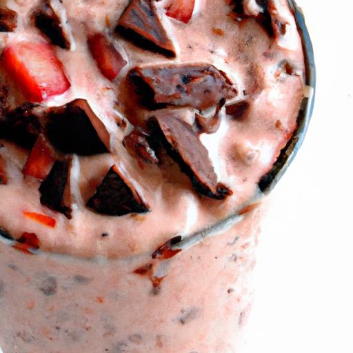 Chocolate Covered Strawberry Protein Shake