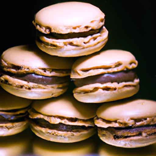 chocolate macarons