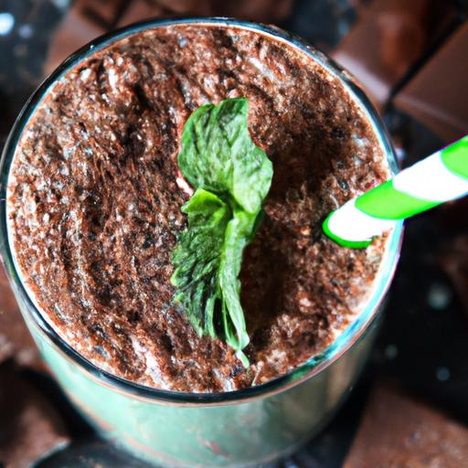 Chocolate Mint Protein Shake