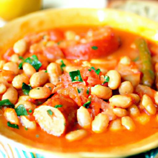 chorizo and white bean stew