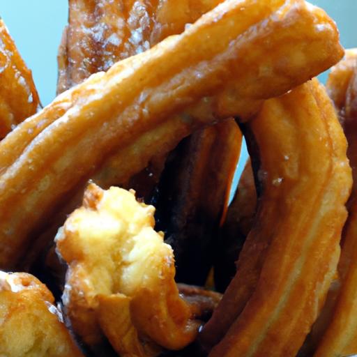 churros con caramelo