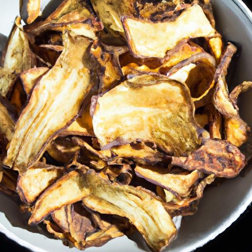 cinnamon parsnip chips