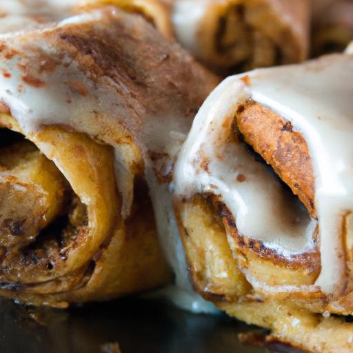 cinnamon roll breakfast burrito