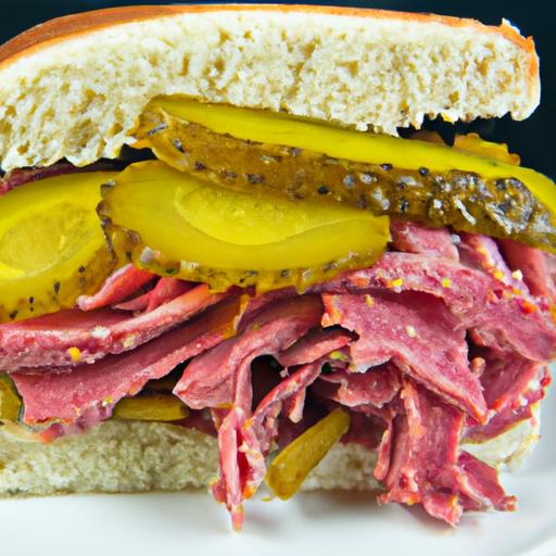 classic pastrami sandwich