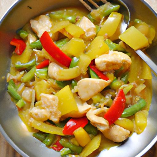 coconut curry chicken stir fry