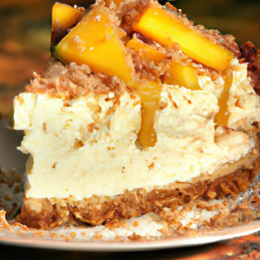 Coconut Mango Cheesecake