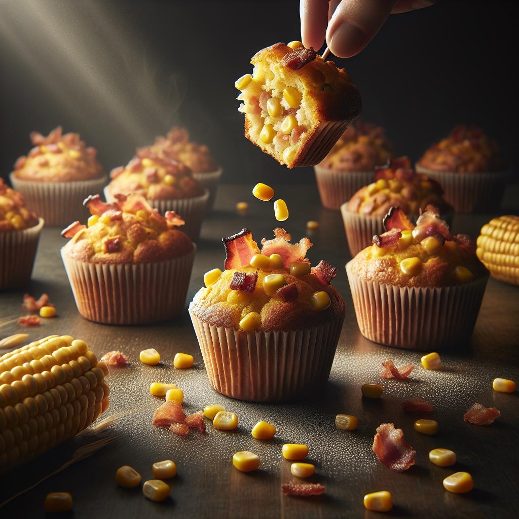 Corn and Bacon Muffins