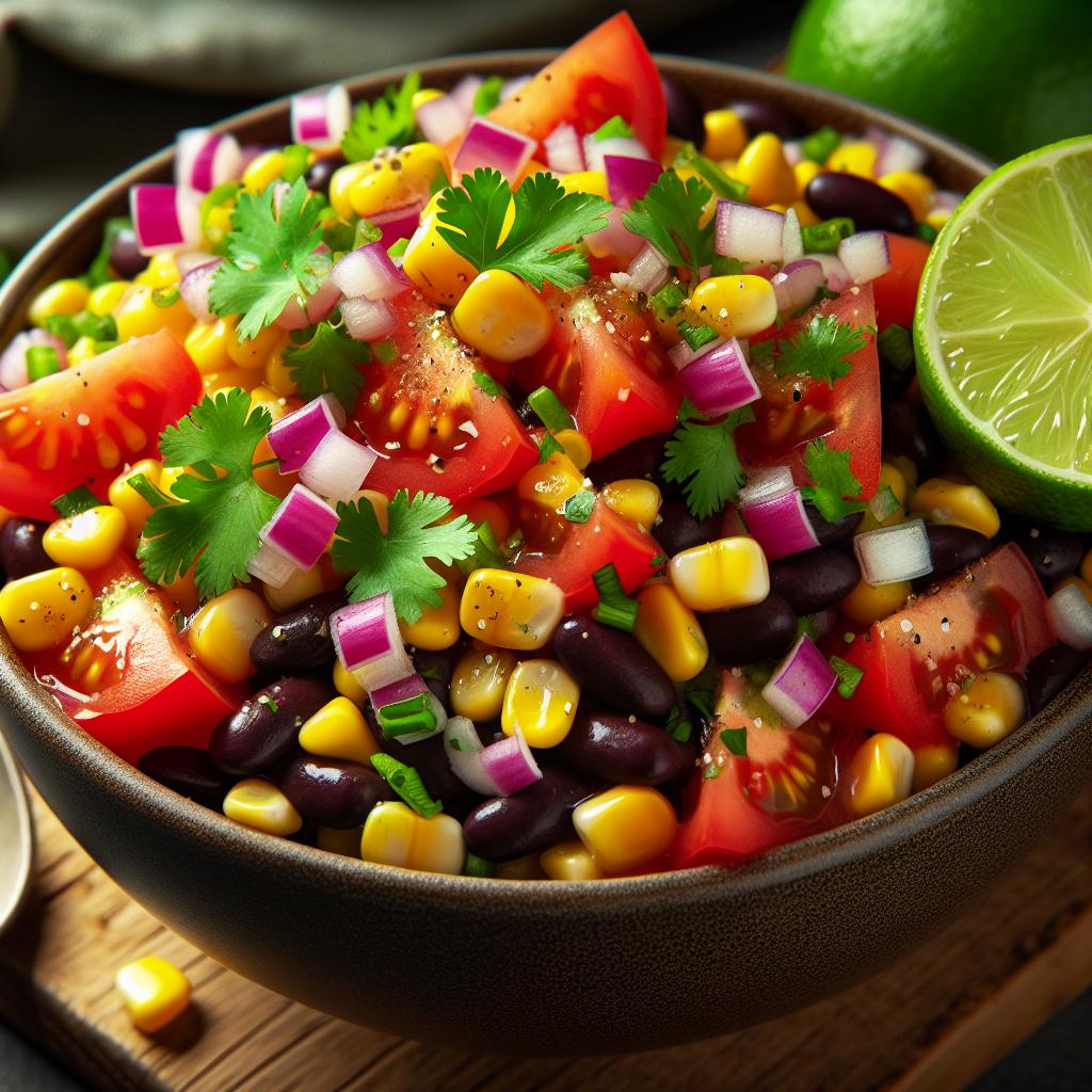 corn and black bean salsa